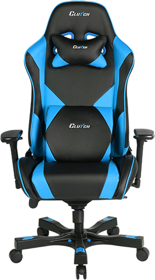  Bild på Clutch Chairz Throttle Series Echo Premium Gaming Chair - Black/Blue gamingstol
