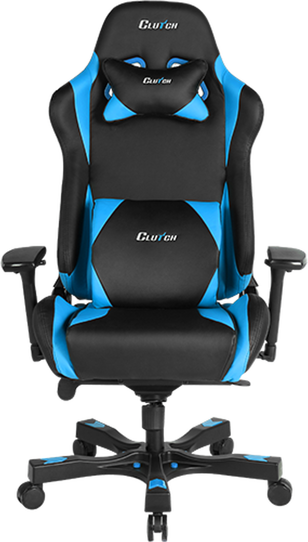  Bild på Clutch Chairz Throttle Series Alpha Premium Gaming Chair - Black/Blue gamingstol