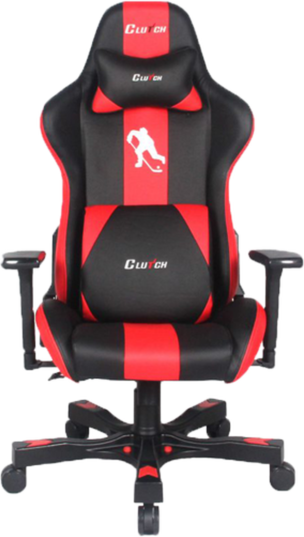  Bild på Clutch Chairz Crank Series Charlie Hockey Professional Gaming Chair - Black/Red gamingstol