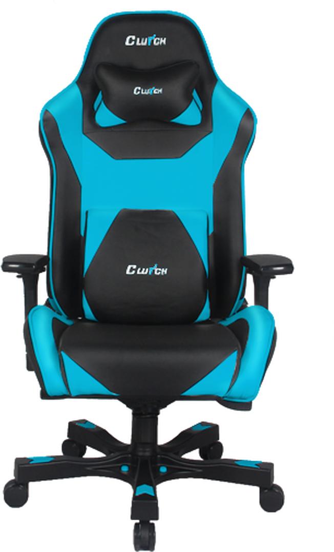  Bild på Clutch Chairz Throttle Series Bravo Premium Gaming Chair - Black/Blue gamingstol