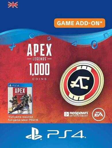  Bild på Electronic Arts Apex Legends - 1000 Coins - PS4 game pass / saldokort