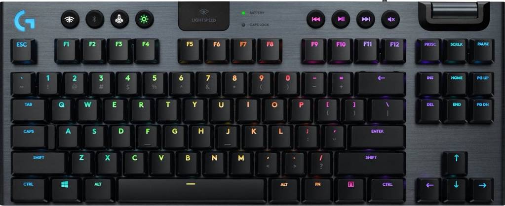  Bild på Logitech G915 TKL Lightspeed Tactile (Nordic) gaming tangentbord