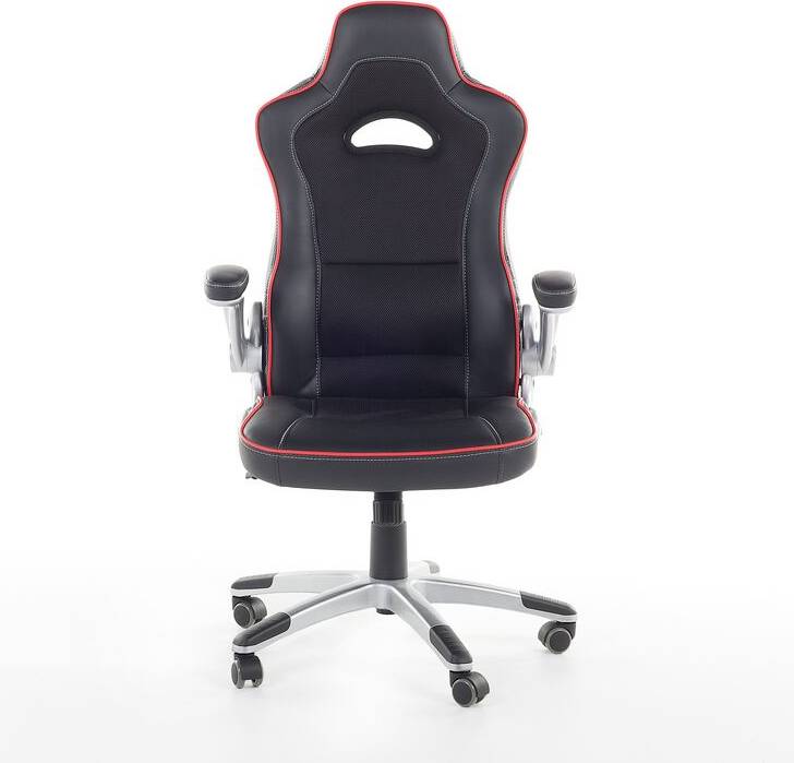  Bild på Beliani Master Gaming Chair - Black/Red/Silver gamingstol