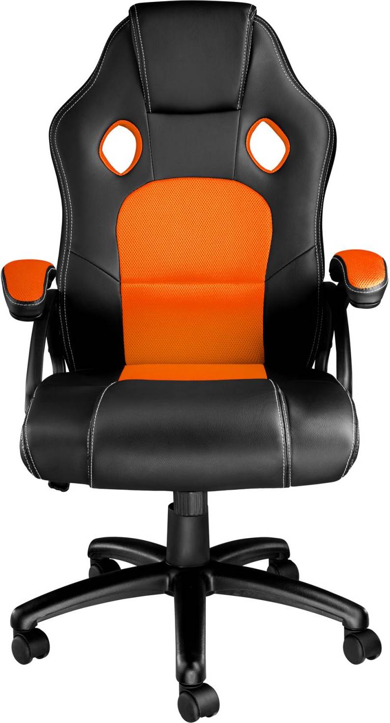  Bild på tectake Tyson Gaming Chair - Black/Orange gamingstol