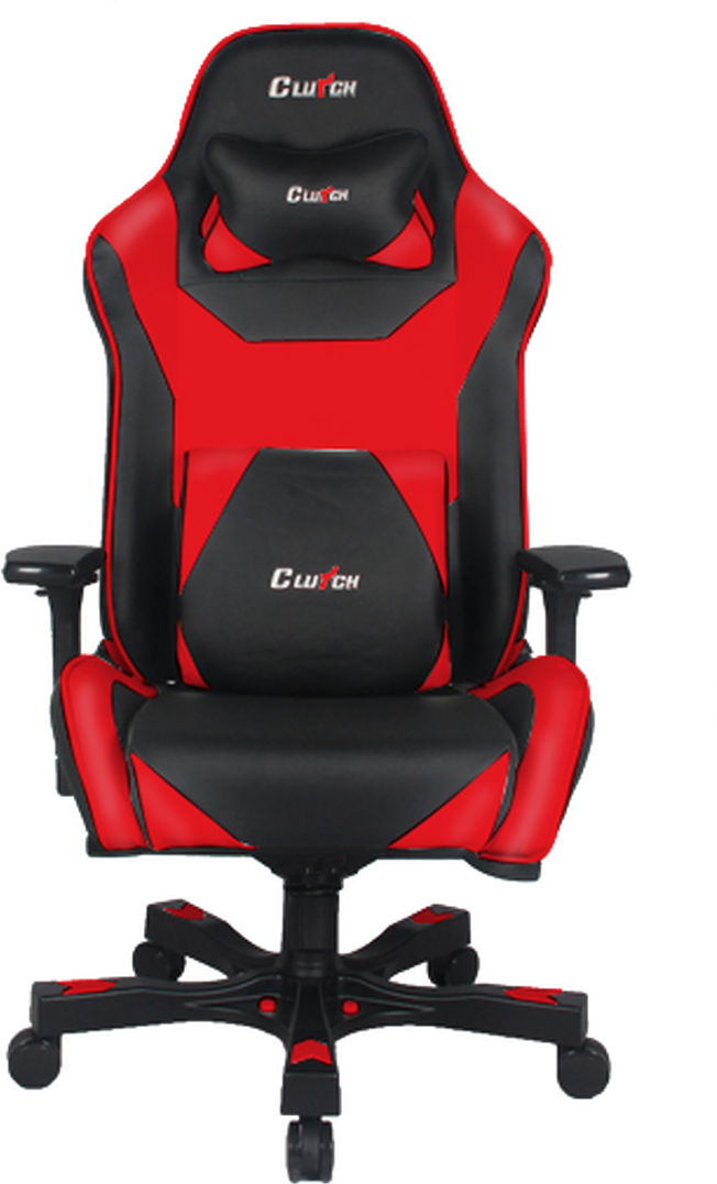  Bild på Clutch Chairz Throttle Series Bravo Premium Gaming Chair - Black/Red gamingstol