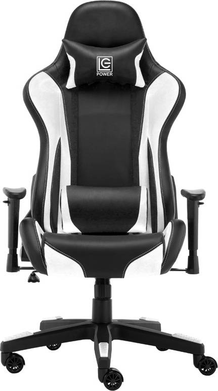 Bild på LC-Power LC-GC-600BW Gaming Chair - Black/White gamingstol