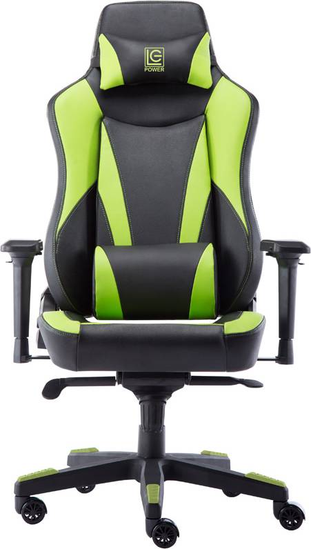  Bild på LC-Power LC-GC-701BG Gaming Chair - Black/Green gamingstol
