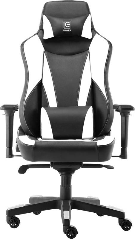  Bild på LC-Power LC-GC-701BW Gaming Chair - Black/White gamingstol