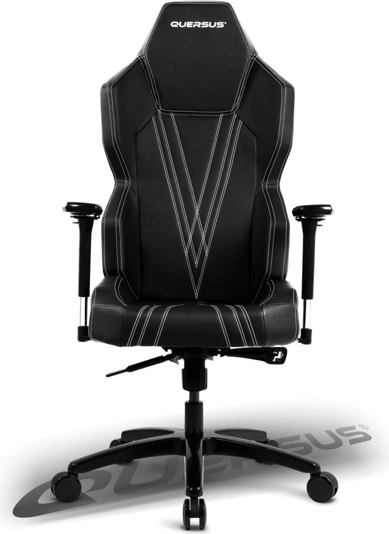  Bild på Quersus GEOS 703 Gaming Chair - Black/White gamingstol