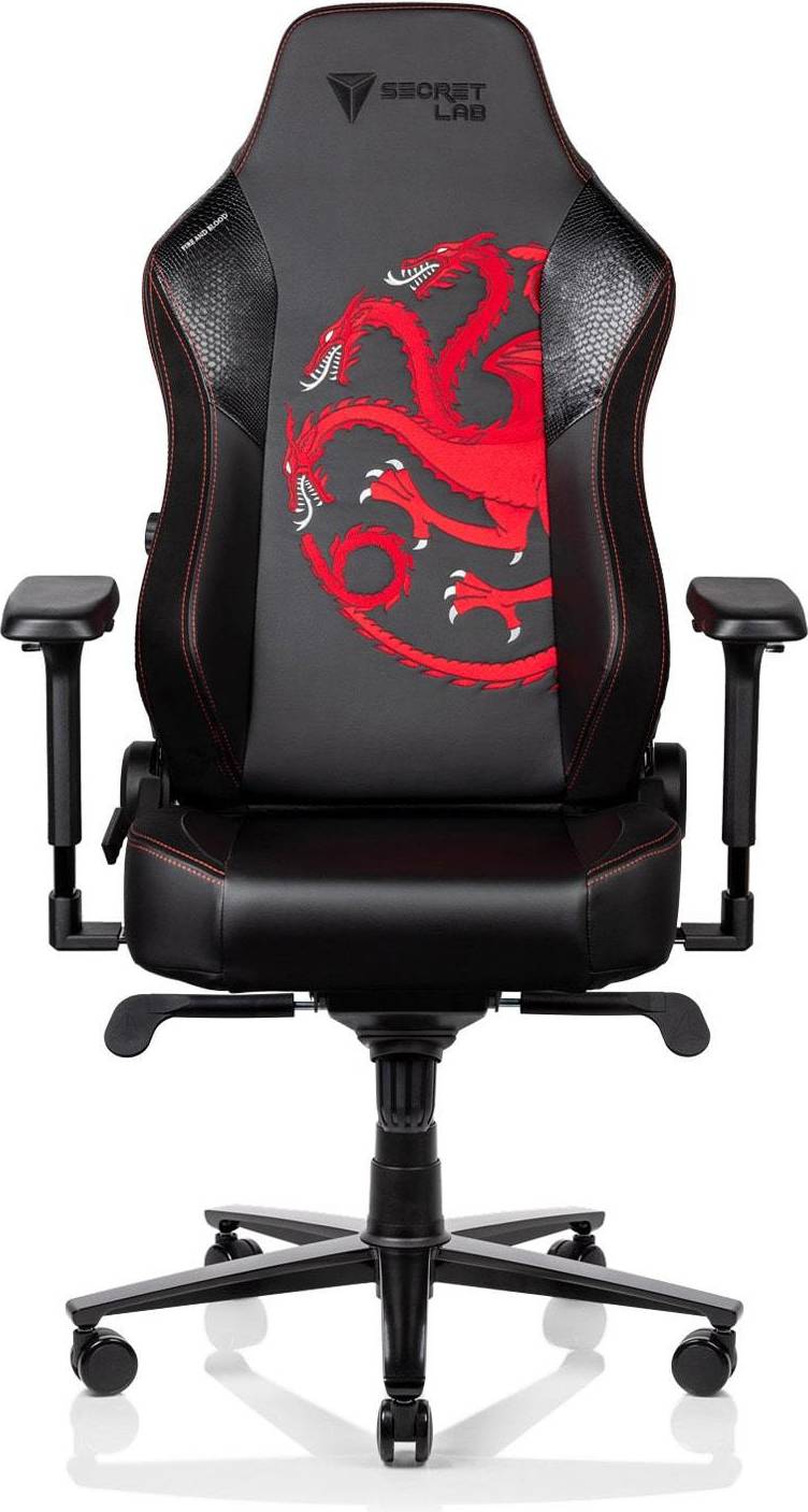  Bild på Secretlab Titan 2020 Series - House Targaryen Edition Gaming Chair - Black gamingstol