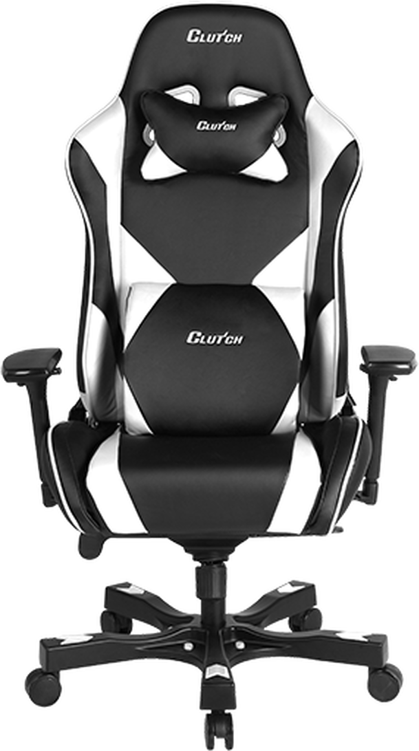  Bild på Clutch Chairz Throttle Series Echo Premium Gaming Chair - Black/White gamingstol
