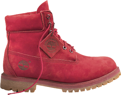  Bild på Timberland 6-Inch Premium Boot - Red vandringskängor