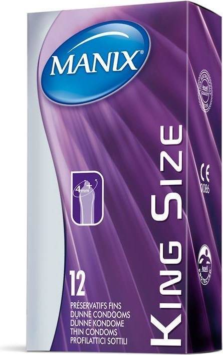  Bild på Manix King Size 12-pack kondomer