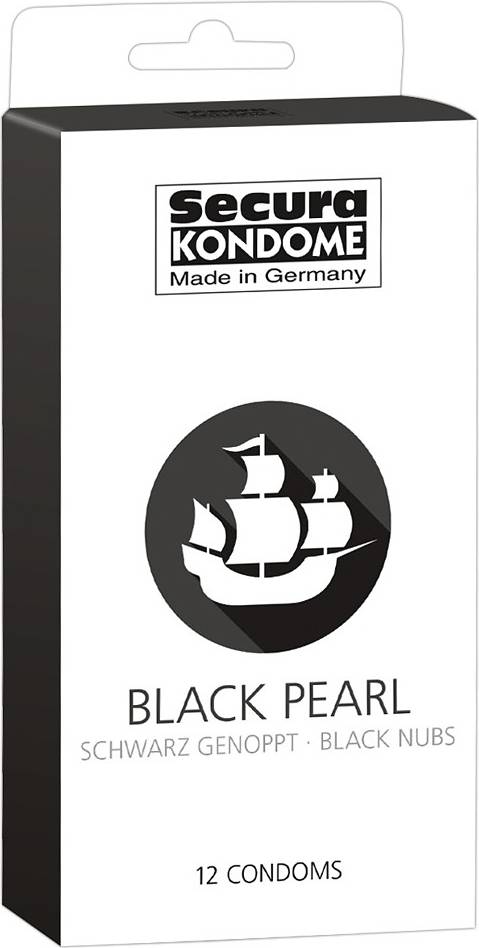  Bild på Secura Black Pearl 12-pack kondomer