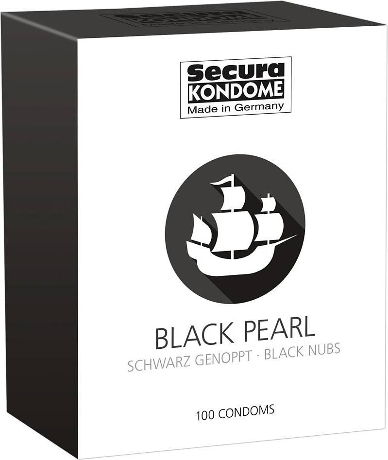  Bild på Secura Black Pearl 100-pack kondomer