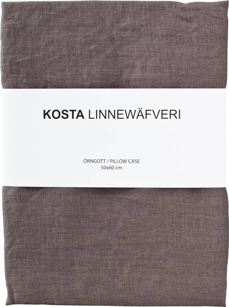  Bild på Kosta Linnewäfveri Linen Prydnadskudde Grå (60x50cm)