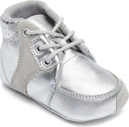  Bild på Bundgaard Prewalker Lace - Silver lära-gå-skor