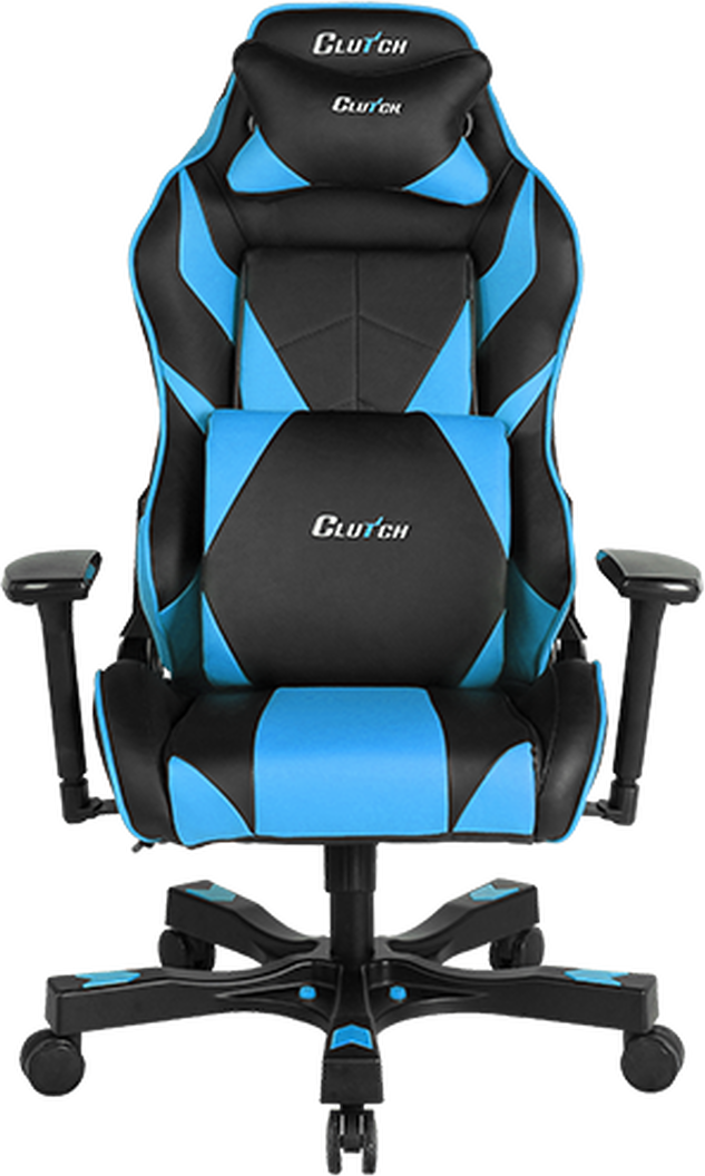  Bild på Clutch Chairz Gear Series Bravo Gaming Chair - Black/Blue gamingstol