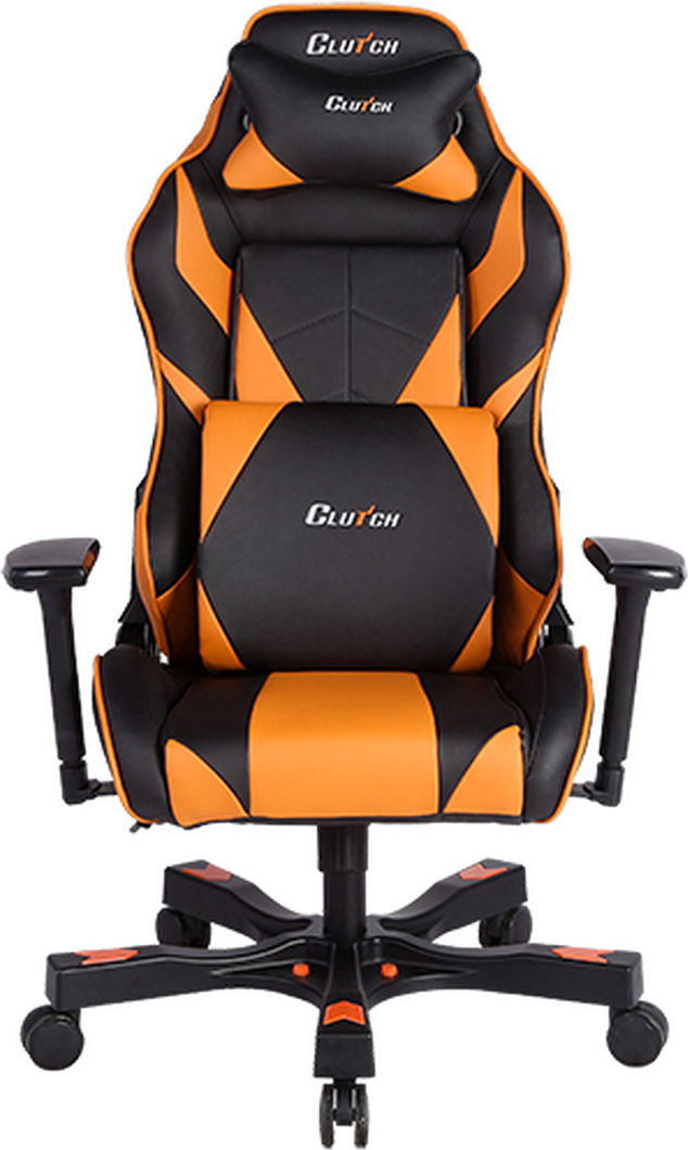  Bild på Clutch Chairz Gear Series Bravo Gaming Chair - Black/Orange gamingstol