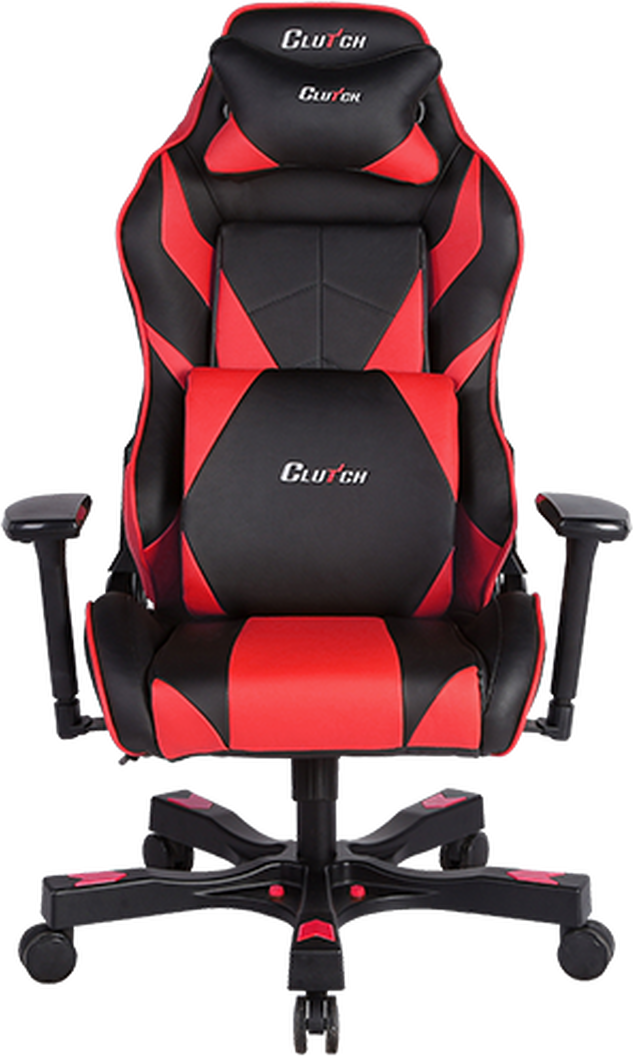  Bild på Clutch Chairz Gear Series Bravo Gaming Chair - Black/Red gamingstol