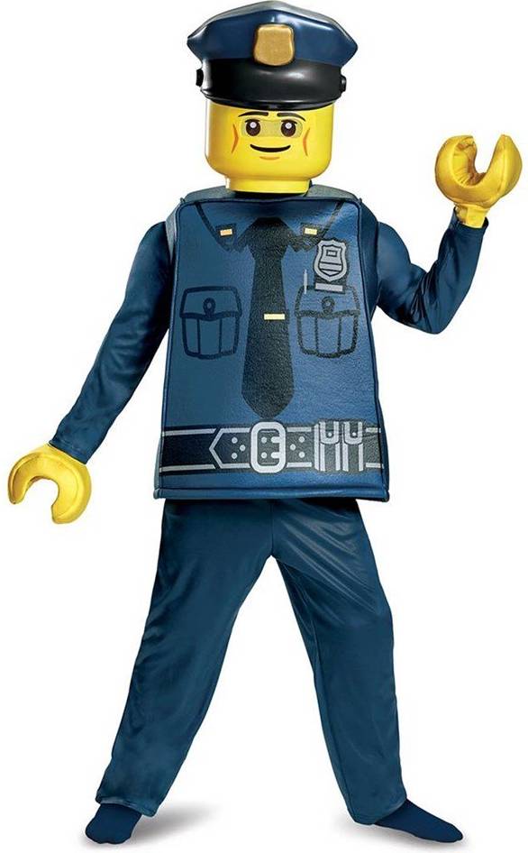 Bild på Disguise Lego Polis Deluxe Maskeraddräkt Barn