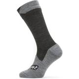 Sealskinz Waterproof All Weather Ankle Length Sock Unisex - Black/Grey Marl