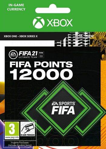  Bild på Electronic Arts FIFA 21 - 12000 Points - Xbox One game pass / saldokort