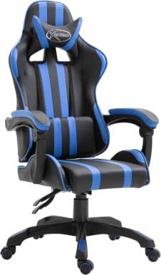  Bild på vidaXL Reclining Mechanism Gaming Chair - Black/Blue gamingstol