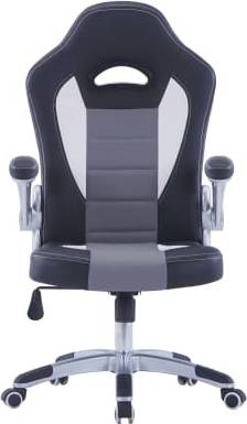  Bild på vidaXL Artificial Leather Gaming Chair - Black/White/Grey gamingstol