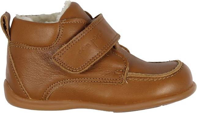  Bild på Pom Pom Beginner shoes with Wool Lining - Camel lära-gå-skor