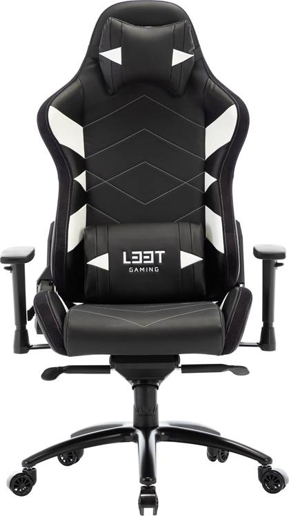  Bild på L33T Elite V4 Gaming Chair - Black/White gamingstol