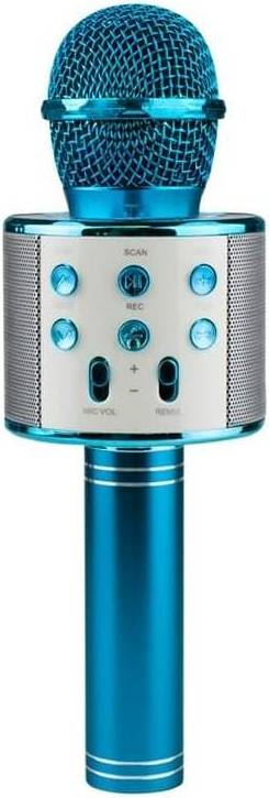 Drahtloses Bluetooth Karaoke Anlage Microphone blue Karaoke Mikrofon Kinder 
