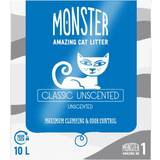 Katter - Kattsand Husdjur Monster Classic Unscented 10L