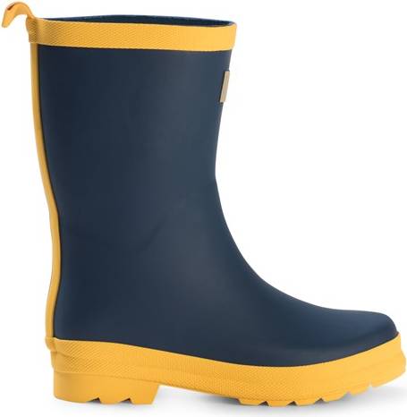  Bild på Hatley Matte Rain Boots - Navy/Yellow gummistövlar