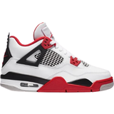 Sneakers Barnskor Nike Air Jordan 4 Retro GS - White/Fire Red/Black/Tech Grey