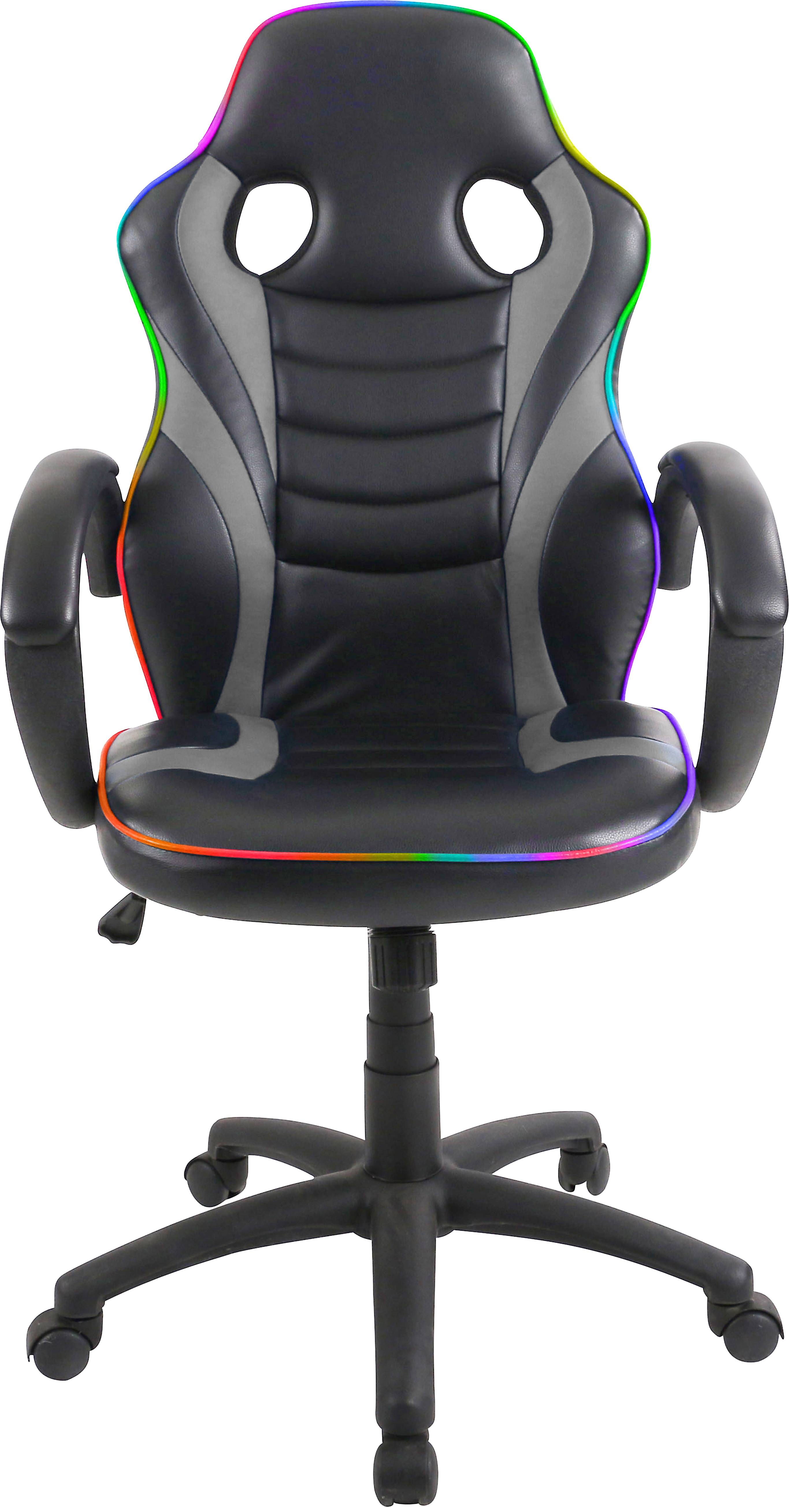  Bild på Exracer Jason LED Gaming Chair - Black/Grey gamingstol
