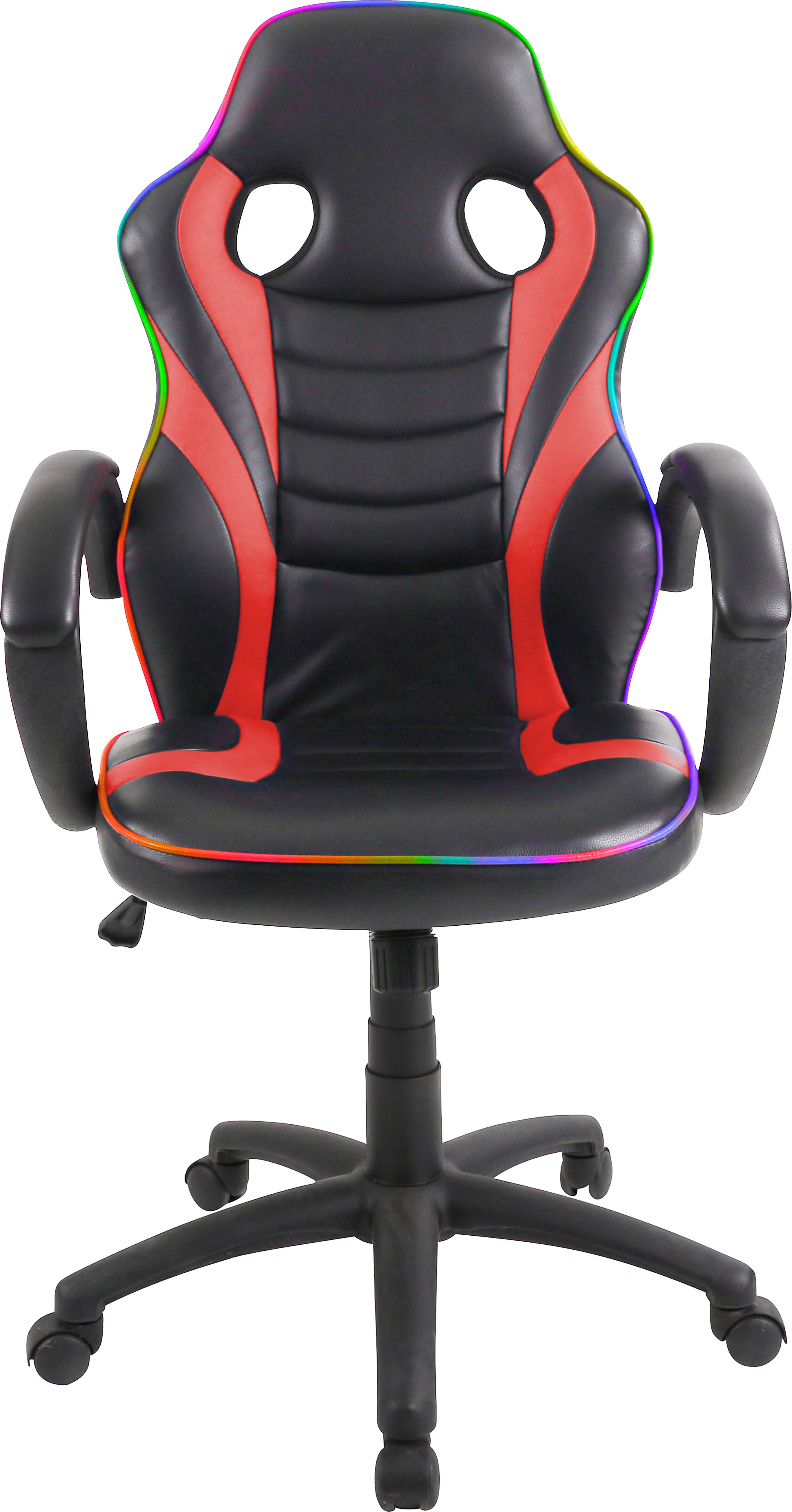  Bild på Exracer Jason LED Gaming Chair - Black/Red gamingstol