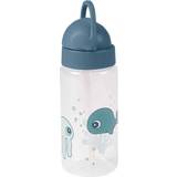 Vattenflaska sugrör Barn- & Babytillbehör Done By Deer Bottle with Straw Sea Friends 350ml