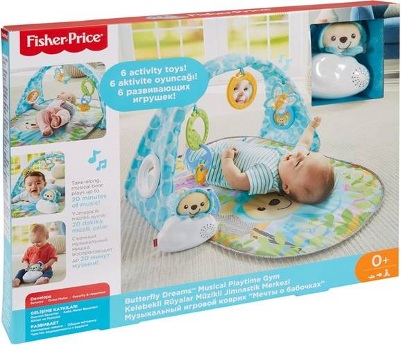  Bild på Fisher Price Butterfly Dreams Musical Playtime Gym babygym