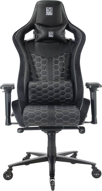  Bild på LC-Power LC-GC-801BW Gaming Chair - Black/White gamingstol