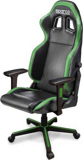  Bild på Sparco Icon Gaming Chair - Black/Green gamingstol