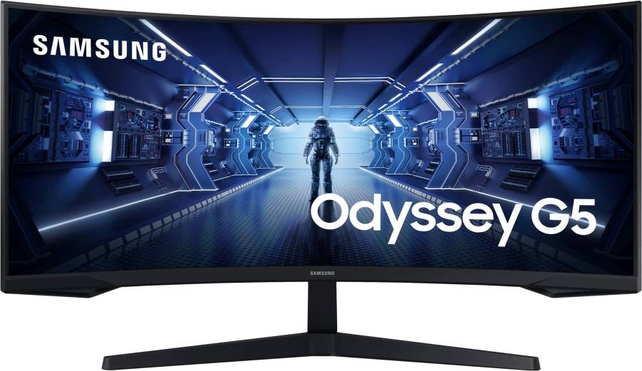  Bild på Samsung Odyssey G5 C34G55T gaming skärm