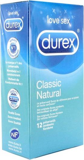  Bild på Durex Classic Natural 12-pack kondomer