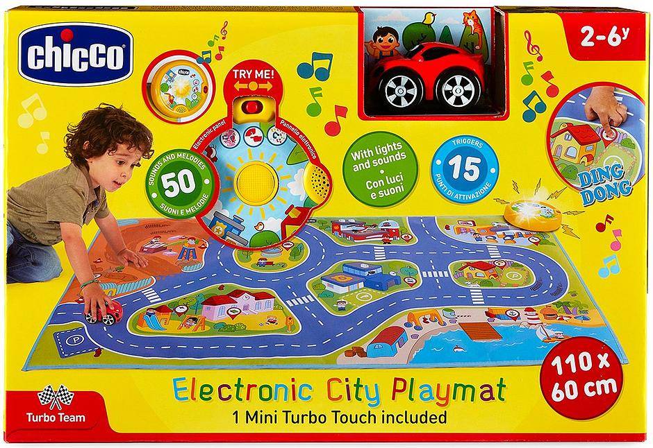  Bild på Chicco Mini Turbo City Playmat lekmatta