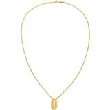 Halsband Tommy Hilfiger Double Dog Tag Necklace - Gold
