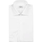 Formella skjortor Herrkläder Stenströms Slimline In Superior Twill Shirt - White