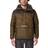 Columbia Lodge Pullover Down Jackets - Olive Green/Black
