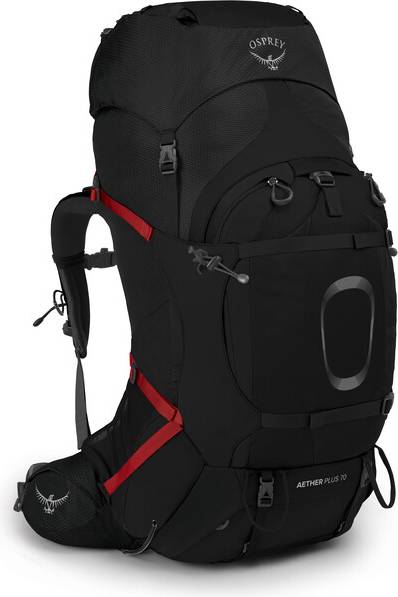  Bild på Osprey Aether Plus 70 L/XL - Black ryggsäck