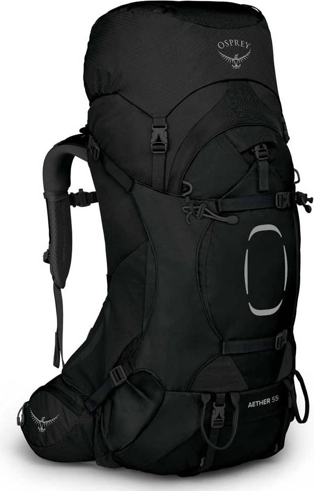  Bild på Osprey Aether 55 S/M - Black ryggsäck