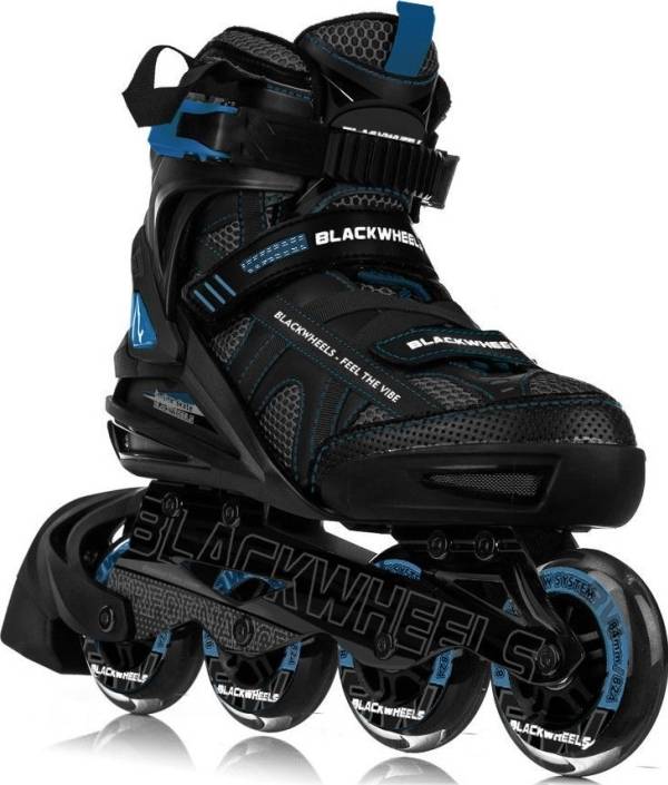 42-45 Inline Skate Inliner Inlineskate Blackwheels BW-720 Schwarz-Grau GR 